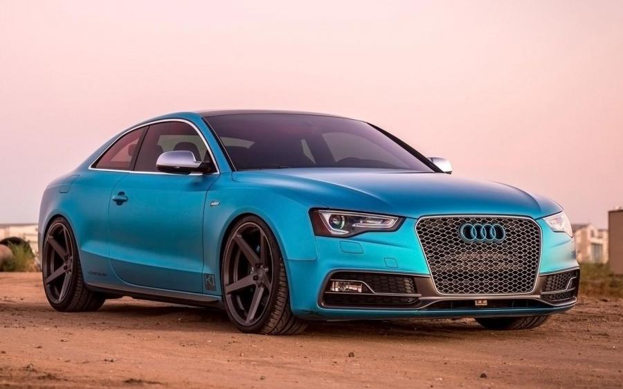 Audi S5 Coupe on Carbon Graphite Vorsteiner Wheels (V-FF 104) '2016